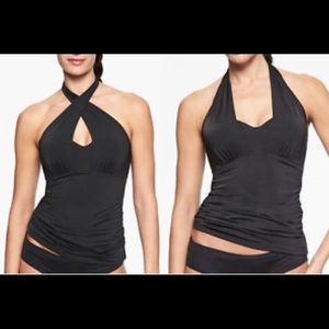 Aqualuxe molded bra cup 2 way tankini 38B/C NWT